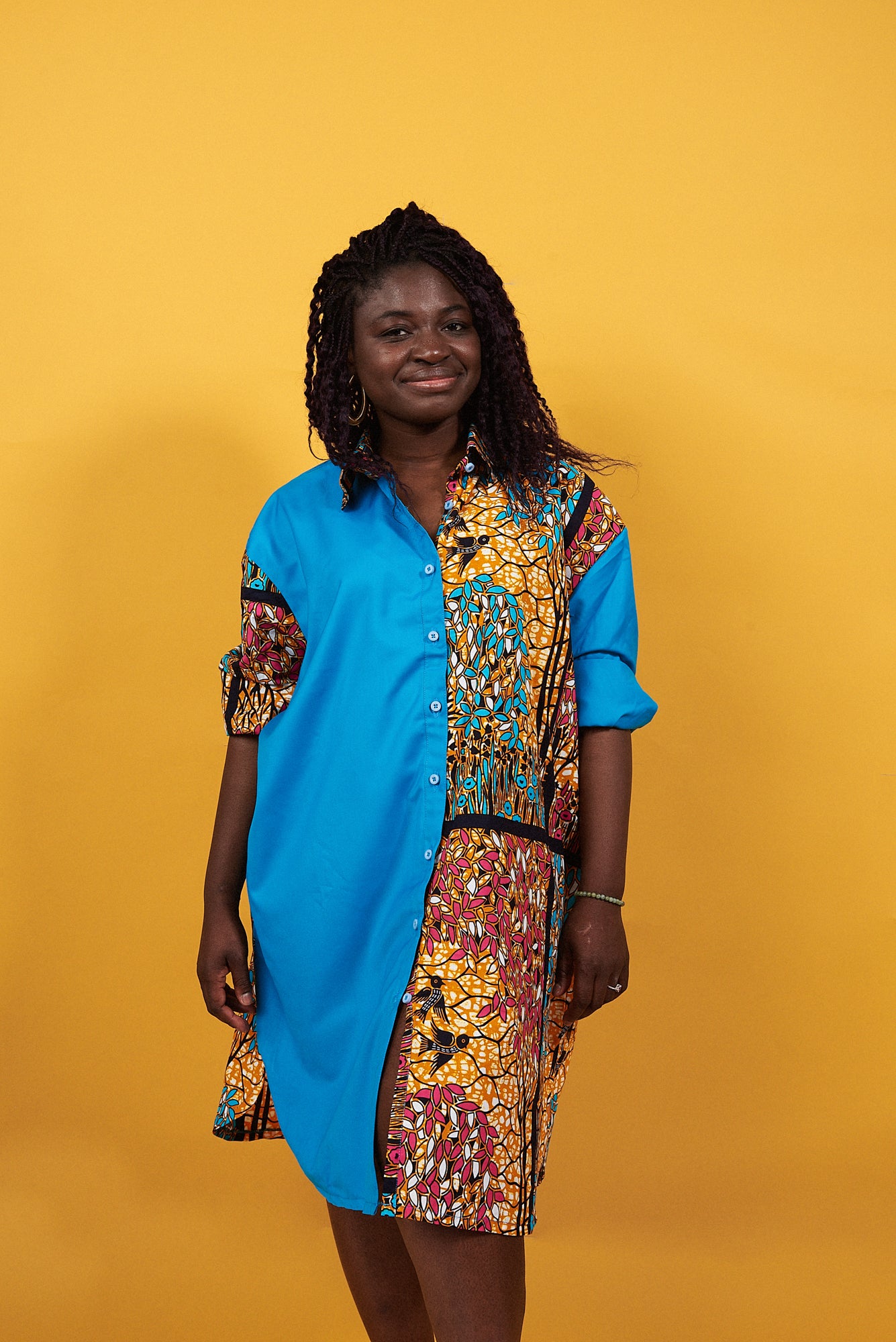 MAXI CHEMISIER MIXED LOVE NATURE COLLECTION