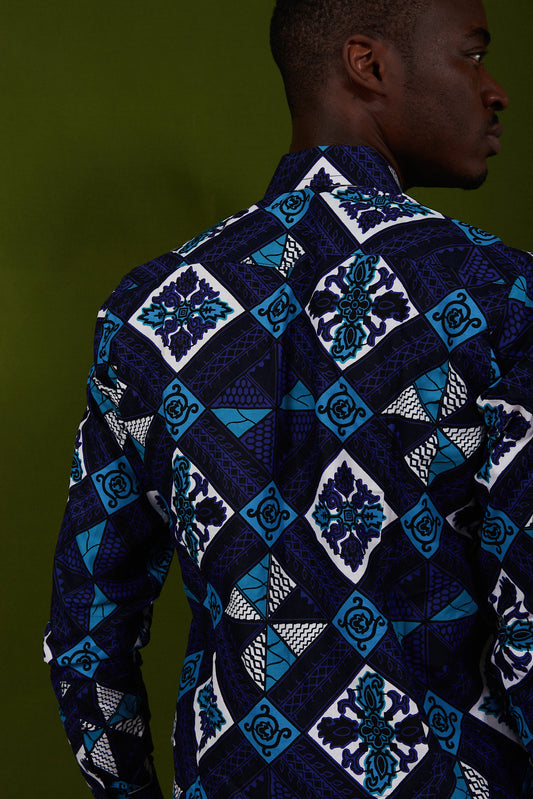 CAMICIA UOMO MANICHE LUNGHE MINT